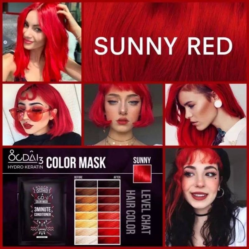 Sunny Red (OCDAI3) ทรีทเม้นเปลี่นสีผม