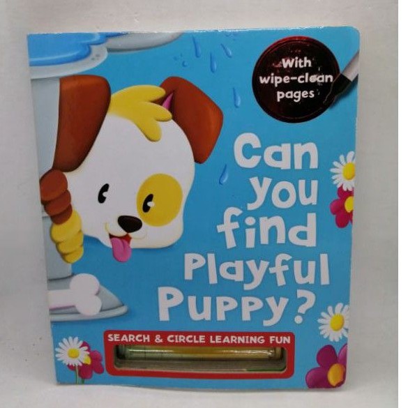 Can you find playful Puppy? Wipe clean page​ - B