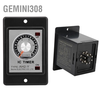 Gemini308 Berm@ Ah2-Y 10S รีเลย์เวลา 24V อุปกรณ์ไฟฟ้า ทนทาน แรงดันไฟฟ้าต่ํา