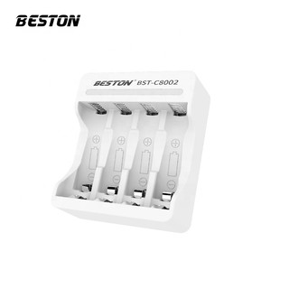 อันดับ 1 BESTON C8002 Rechargeable AA AAA battery charger อุปกรณ์ชาร์จและถ่านประสิทธิภาพสูง มีไฟแสดงสถานะการชาร์จเต็ม