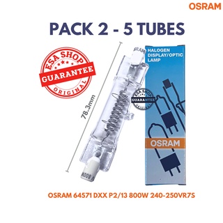 หลอดไฟแพ็ค2-5หลอดOSRAM 64571 DXX 800W. 240-250V. R7s