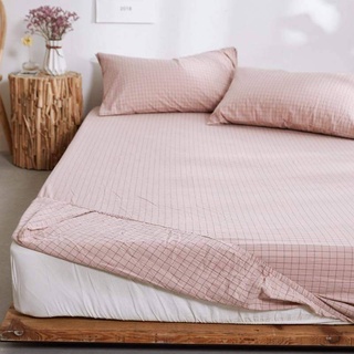 ผ้าปูที่นอน รัดมุมรอบเตียง 360องศา Soft Fitted sheet 3.5 / 5 / 6ฟุต