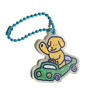 ssktmmee - keyring1 (Dog in car)