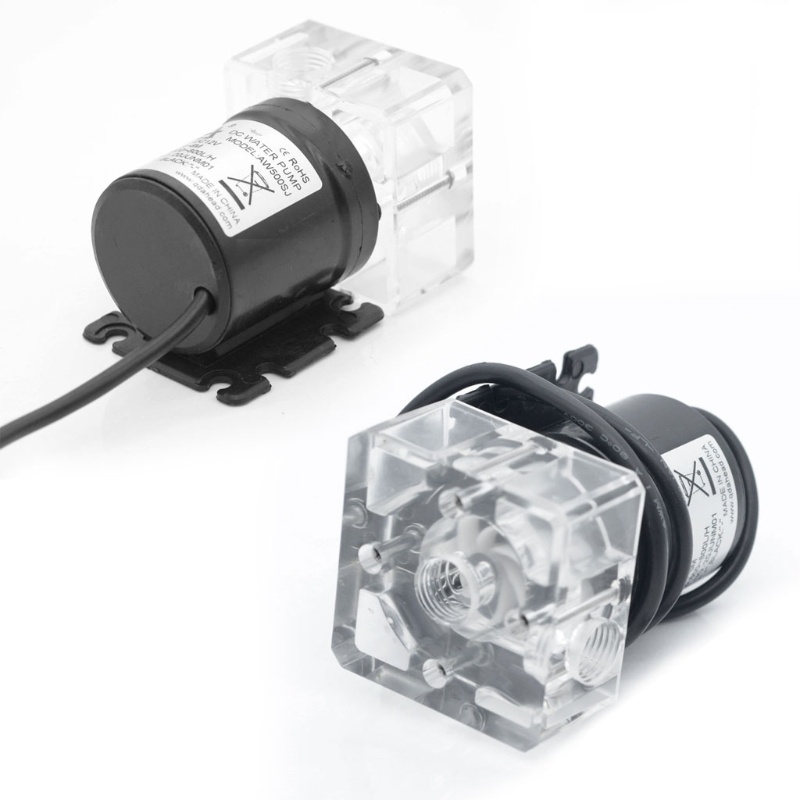 IOR 12V 0 8A 19W G1 4 ด้ายเสียงต่ําปั๊มน้ําสําหรับ CPU PC คอมพิวเตอร์ Cooling ระบบ Flow 800L h