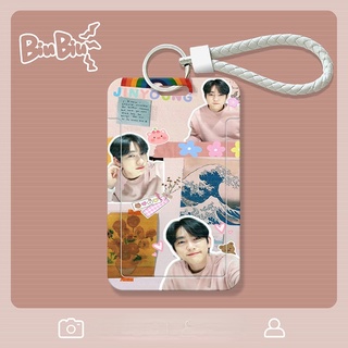 【พร้อมส่ง】เคสใส่บัตร ลายไอดอล JinYoung GOT7 สําหรับเก็บสะสม