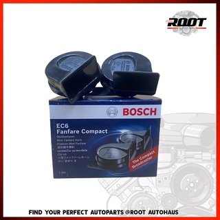 BOSCH  EC6 Fanfare Compact แตรหอยโข่ง ดำ ขนาดกระทัดรัด  12 V 400/500 HZ รหัส0986AH0403 แท้