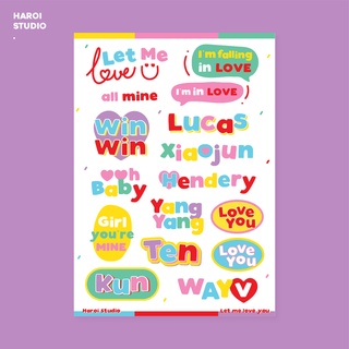 HAROI STUDIO - A6 WAYV LMLY STICKER