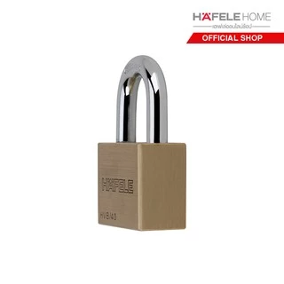 HAFELE กุญแจคล้องสายยูทองเหลือง 40 มม. / BRASS PADLOCK 40 mm.