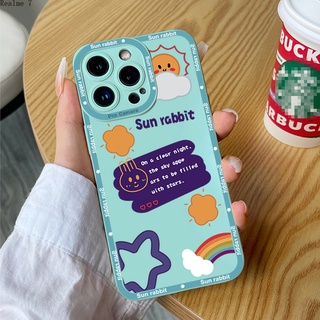 Realme 7 7i 6 6i C17 Pro 5G เคสหัวเว่ย สำหรับ Case Sun Rabbit เคส เคสโทรศัพท์ เคสมือถือ