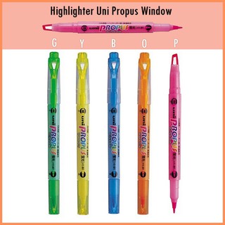 ไฮไลท์ Highlight ปากกาเน้นข้อความ Uni Propus Window