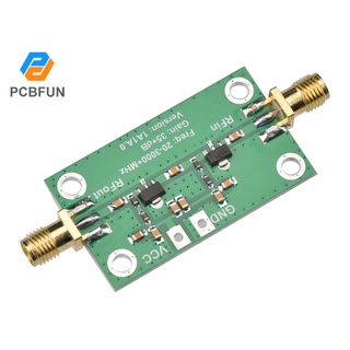 Pcbfun เครื่องขยายเสียงบรอดแบนด์ RF LNA 20-3000MHz 35dB เสียงรบกวนต่ํา