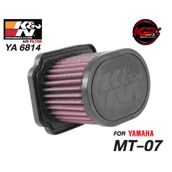 กรองอากาศ K&N YAMAHA MT-07/ R7/TENERE 700 (YA 6814)
