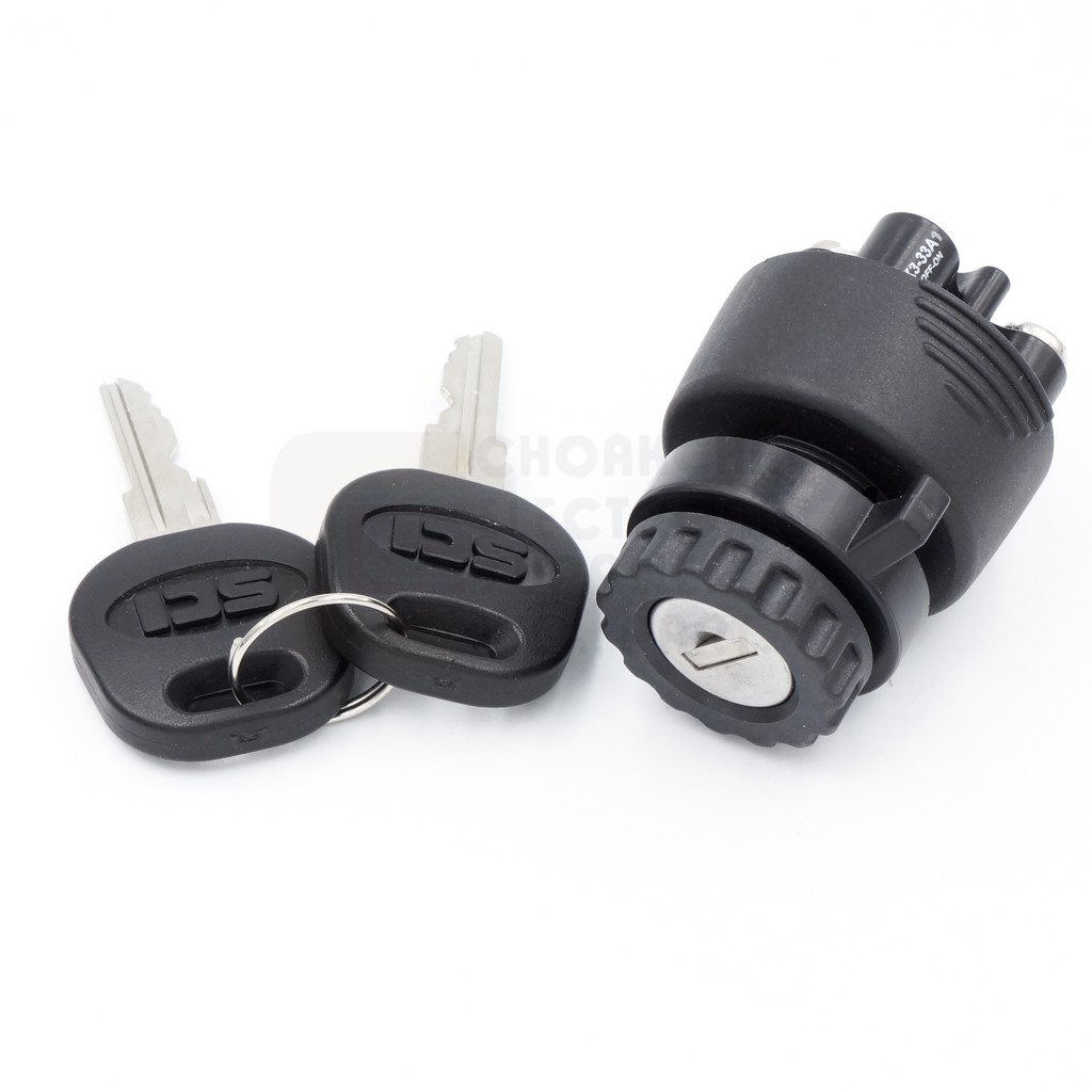 SCI สวิตช์กุญแจ ปิดเปิด ON-OFF Key Switch 15A 12V DC 3P ติดในเรือ รถยนต์ รถกระบะ รุ่น K3-33A1 ราคา ถูกที่สุด ดีลบีเคเค แกลเลอรีภาพที่ 2