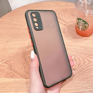 เคส VIVO Y02S เคสขอบสีหลังด้านVivo Y76 5G/V23E/V21 5G/Y72/Y31 2021/Y12S/Y20 Y52 5G Y3S Y12A เคสป้องกันกล้อง 025