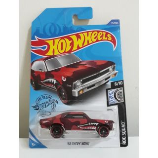 รถเหล็ก Hotwheels 68 CHEVY NOVA (ib013)