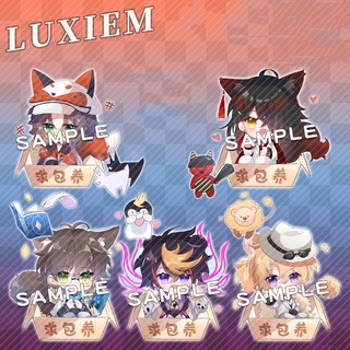 Sam Luxiem พวงกุญแจเลเซอร์ NIJISANJI Vox Luca Shu Ike Mysta น่ารัก จี้ห้อยกระเป๋า ของขวัญ z