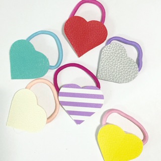 Heartbeat ponytails holder set