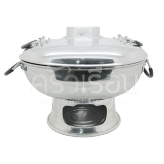 จระเข้ หม้อไฟ อลูมิเนียม ตราจระเข้ ราคาต่อใบ Aluminium Hot Pot หม้อสุกี้ หม้อเกาเหลา หย่วนโล้