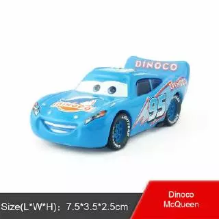 โมเดลรถยนต์Pixar Cars Mcqueen รถแข่ง Diecast 1 : 55