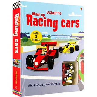 Usborne Wind-up Busy : Racing Cars