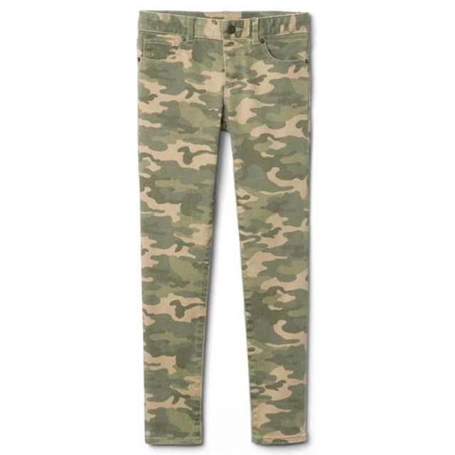 กางเกง ขายาว เด็ก 5-7 ปี ลายทหาร แบรนด์แท้ ✅ GAP กางเกงยีนส์ skinny ลายพราง ทหาร เด็กโต กางเกงลายทหาร กางเกงลายทหารเด็ก