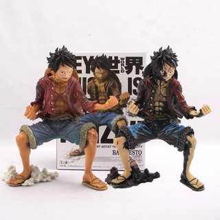 โมเดลวันพีช Pirate / One Piece สีที่แตกต่างกัน สีหลักเกียร์สอง Luffy Hand-made Model Art King Modeling Scenery Decoratio