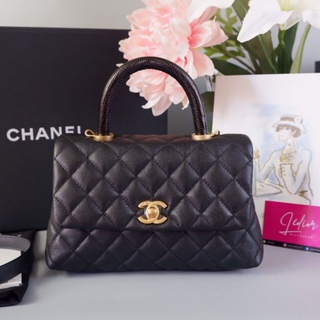 [ทักแชทก่อนสั่งซื้อ]  Chanel coco  size  24 cm. ถ่ายจากสินค้าจริง สอบถามสีเพิ่มเติมได้ค่ะ