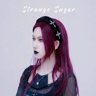 🔥Sale🔥ที่คาดผมขนประดับไม้กางเขน STRANGE SUGAR Headband Cross Gothic พร้อมส่ง