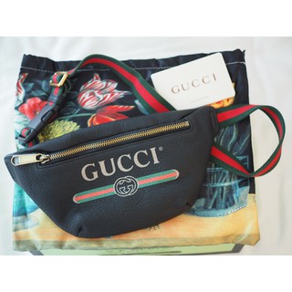 Gucci Black Small Logo Belt Bag