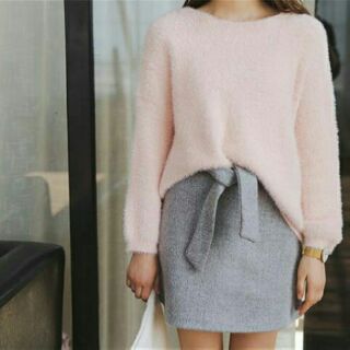 Grey Woolen skirt