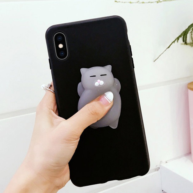 Huawei Pura 70 P60 P50 P40 P30 P20 P10 Plus Mate 70 60 50 40 30 20 10 Nova Y60 Y91 Y90 Y70 Plus 7i 3 3i 3e 4 4e 5T 6 7 8i 8 9 10 11 11i 12 12S 12i Pro SE Ultra การ์ตูน 3D Cat Soft Phone Case ฝาหลัง