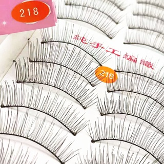 ขนตาปลอม แฮนด์เมด 218b 10 คู่