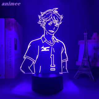 โคมไฟกลางคืน Led รูปการ์ตูนอนิเมะ Haikyuu Toru Oikawa ใช้แบตเตอรี่ สําหรับตกแต่งห้องนอน ของขวัญวันเกิด