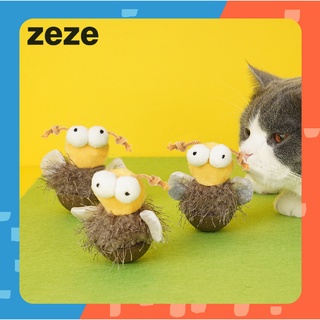 [🚚 พร้อมส่ง] zeze Matatabi Bee Toy ของเล่นแมว รูปผึ้ง แคทนิปแมว