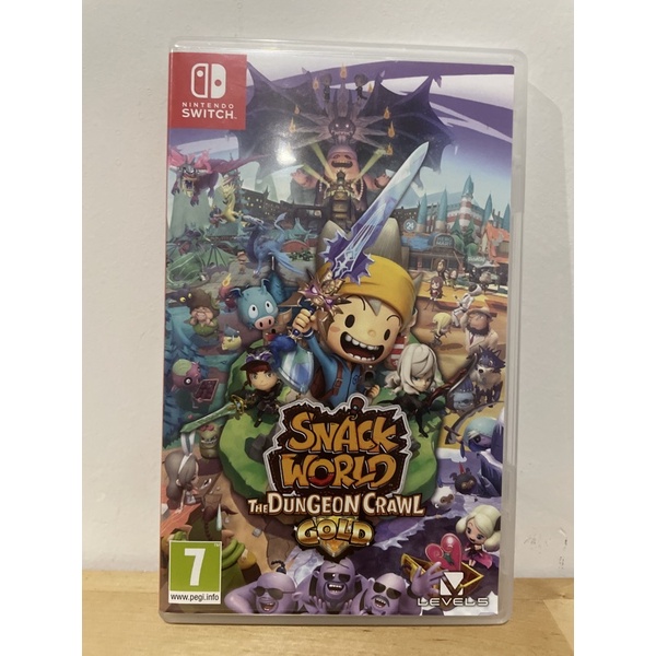 [มือ2][ส่งฟรี] Nintendo switch: Snack World: The Dungeon Crawl - Gold(eng)