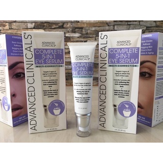 เซรั่มบำรุงดวงตา Advanced Clinicals, Complete 5-in-1 Eye Serum, Multi-Correction (59 ml)