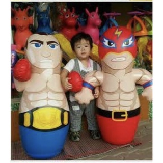 T.P.TOYS ตุ๊กตาล้มลุกเป่าลม คละลาย ขนาด 91x72x16 ซม