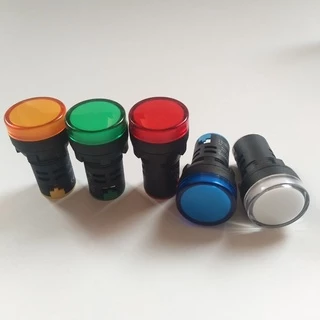 ถูกสุด! Lamp หลอดไฟโชว์ AD16-22D/S หลอดแลมป์ LED ขนาด 22มิล มี 5สี 12V 24V 220Vสินค้าพร้อมส่ง
