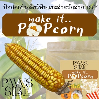 [Paws-sible] Make it POPcorn ป๊อปคอร์นสำหรับสัตว์ฟันแทะ ขนมสัตว์ฟันแทะ ขนมแฮมเตอร์ ขนมแฮมสเตอร์ ขนมหนูแฮมเตอร์ ขนมแรท