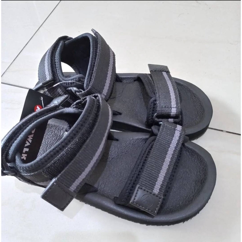 Airwalk HITAM [ORI] รองเท้าแตะสีดํา รองเท้า