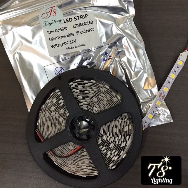 LED​ Strip​light 5050 ​ 14.4w​ warm​white​ วอร์ม​ไวท์​