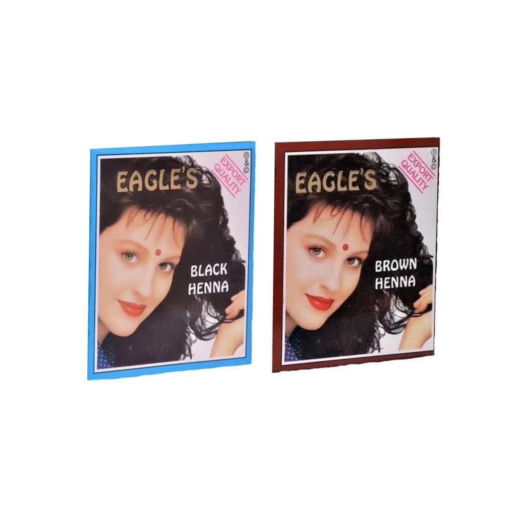(ซอง) EAGLE'S ยาย้อมผมเฮนน่า ยาย้อมผมสมุนไพรแท้ ยาย้อมผมอีเกิลส์ เชสนัท มี 2 สีให้เลือก