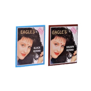 (1ซอง) EAGLES ยาย้อมผมเฮนน่า ยาย้อมผมสมุนไพรแท้ ยาย้อมผมอีเกิลส์ เชสนัท มี 2 สีให้เลือก