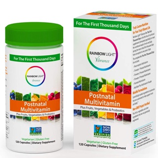 💥pre order💥🇺🇸 Rainbow Light Vibrance, Postnatal Multivitamin, 120 Capsules