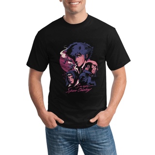 เสื้อยืด ผ้าฝ้าย 100% พิมพ์ลาย Bebop Bounty Hunter Spike Spiegel แฟชั่นสําหรับผู้ชาย