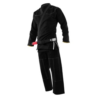 ชุดยูยิตสู​ สีดำ adidas CHALLENGE 2.0 Jiu-jitsu/BJJ uniform - Black (JJ350BK)