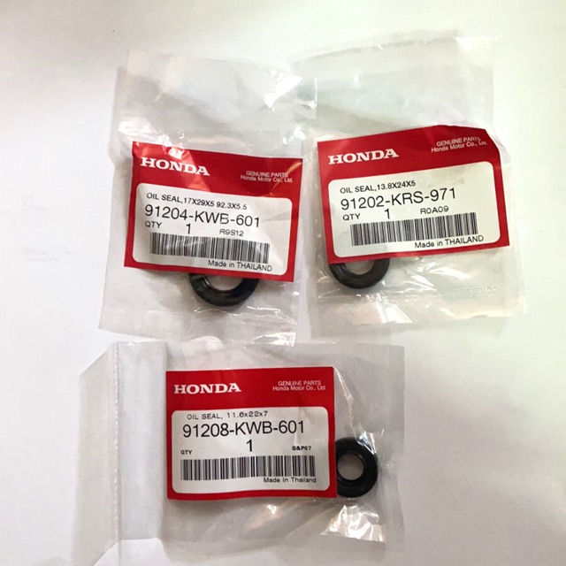 ซีลเกียร์ ซีลสเตอร์ ซีลสตาร์ท wave110i Dream110i super cub แท้เบิกศูนย์ HONDA
