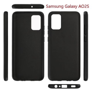 [ส่งจากประเทศไทย] เคสโทรศัพท์ซิลิโคนสีดำ Case Samsung A02s สวยและบางมาก