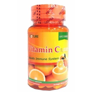 Nature VitaminC Vitamin USA วิตามิน ซี ธรรมชาติ บุรรจุ 30 เม็ด/ กระปุก /1