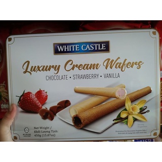 คุ้กกี้กล่องใหญ่ เนยสด white castle 454g